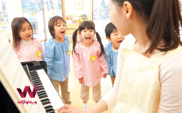 آموزش زبان به کودکان از طریق موسیقی 