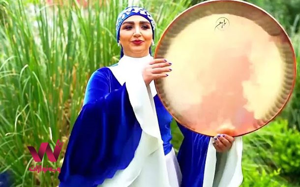 نواختن دف با دست چپ