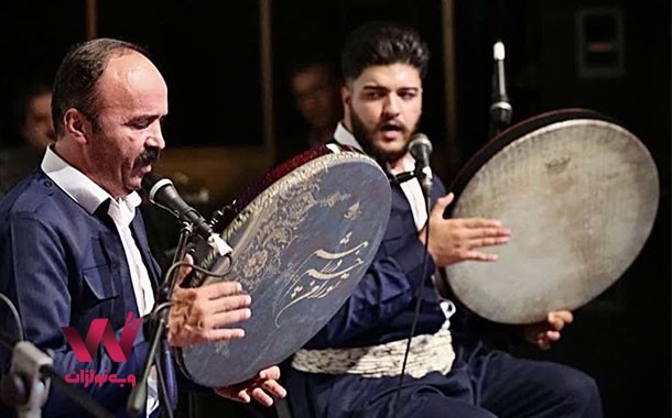 نواختن دف با دست چپ